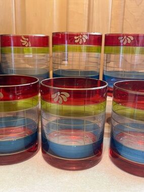 6 MCM Vintage Glasses